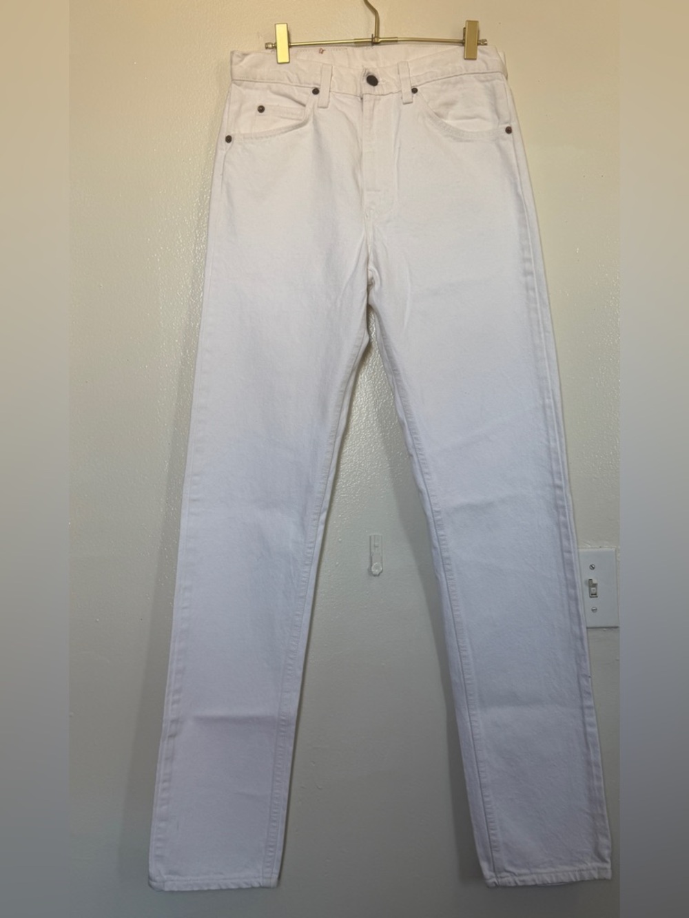 Levi's Vintage Orange Tag cream Straight Leg Women's Jeans - Classic Five-Pocket